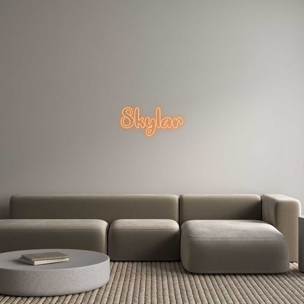 Anpassad neon: Skylar