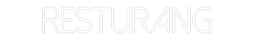 Anpassad neon: Resturang