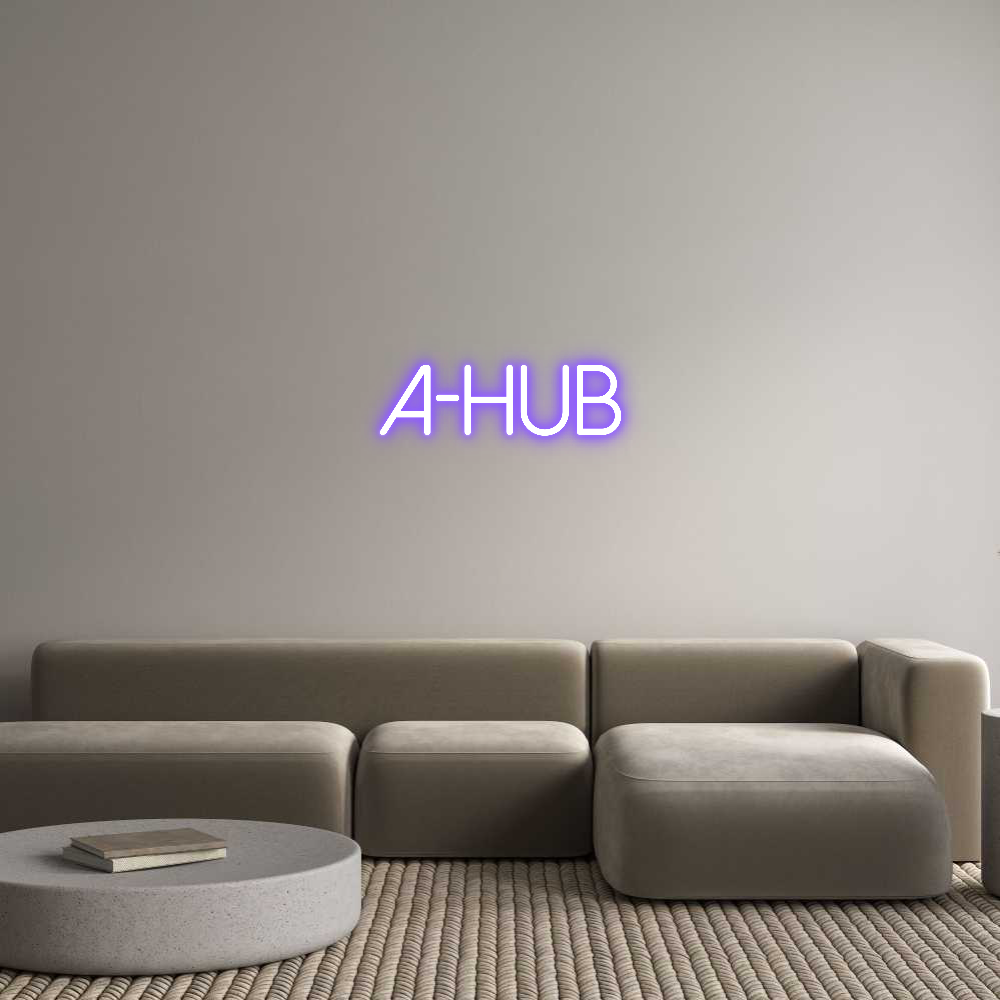 Anpassad neon: A-Hub