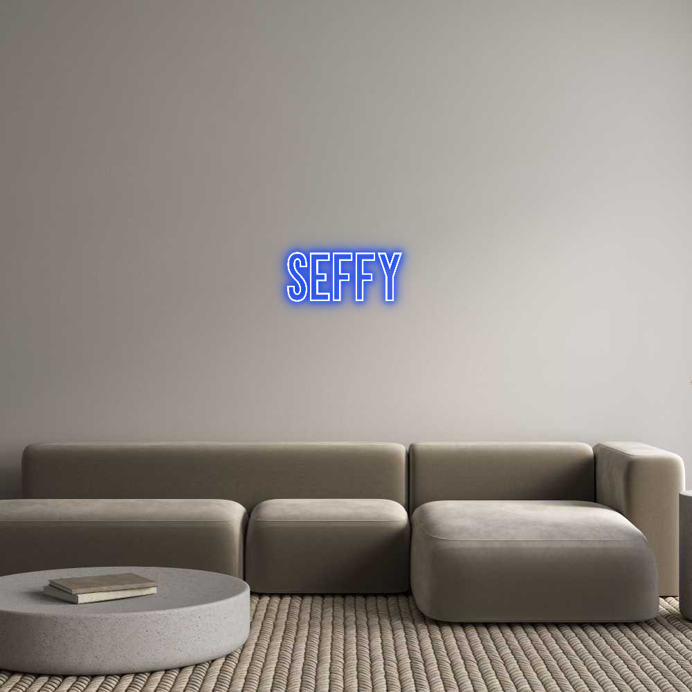 Anpassad neon: SEFFY
