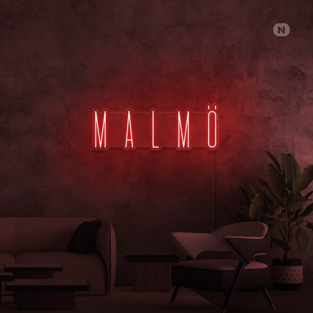Neonskylt Malmö