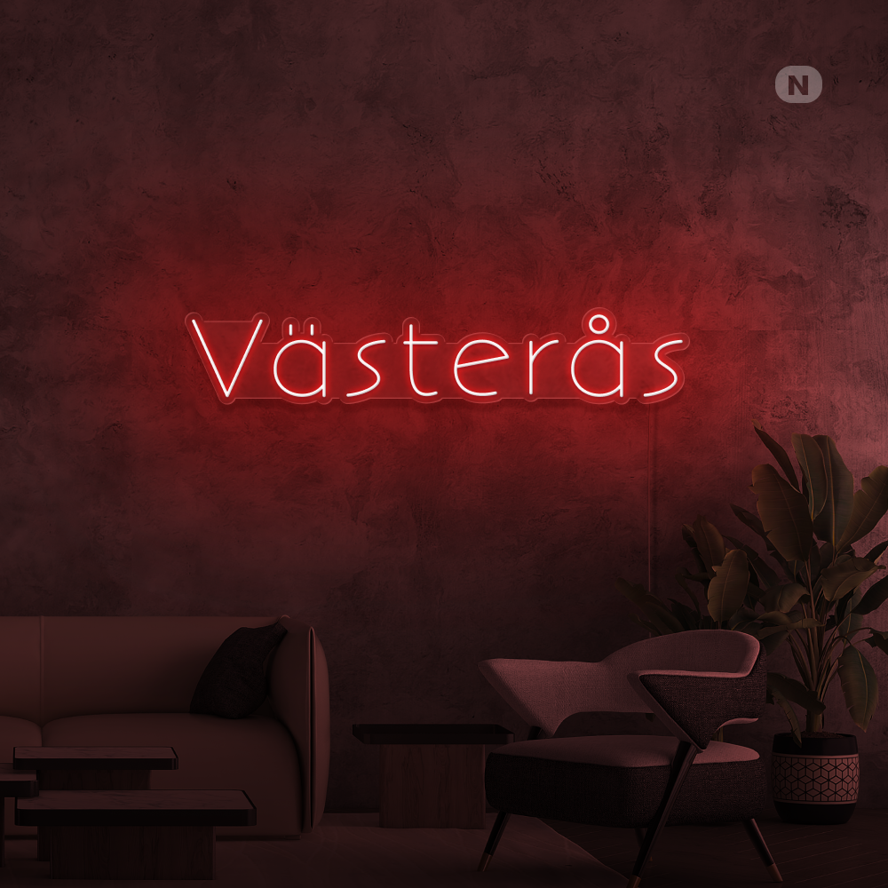 Neonskylt Västerås
