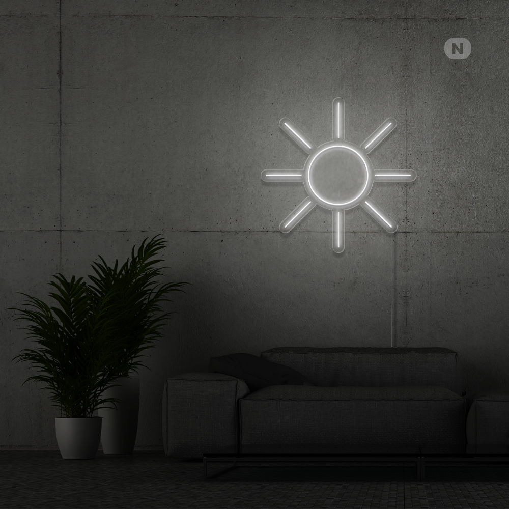 Neonskylt Sol