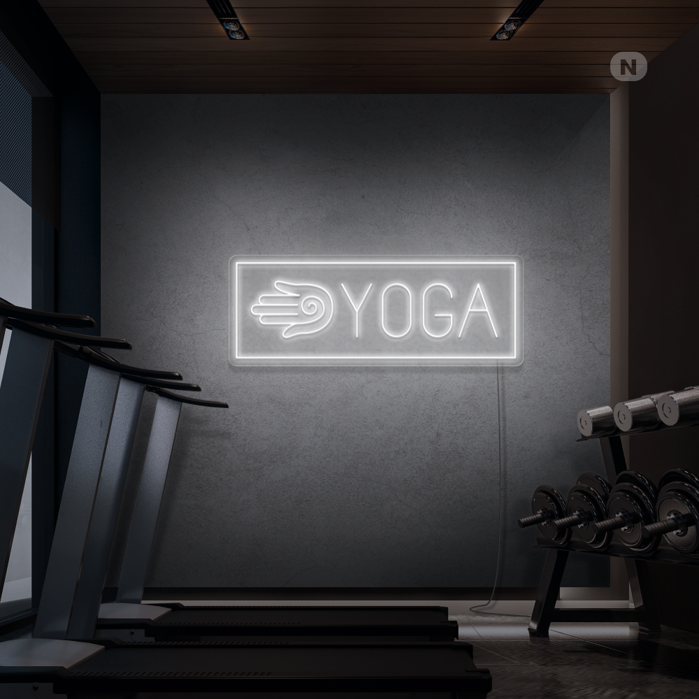 Neonskylt Yoga