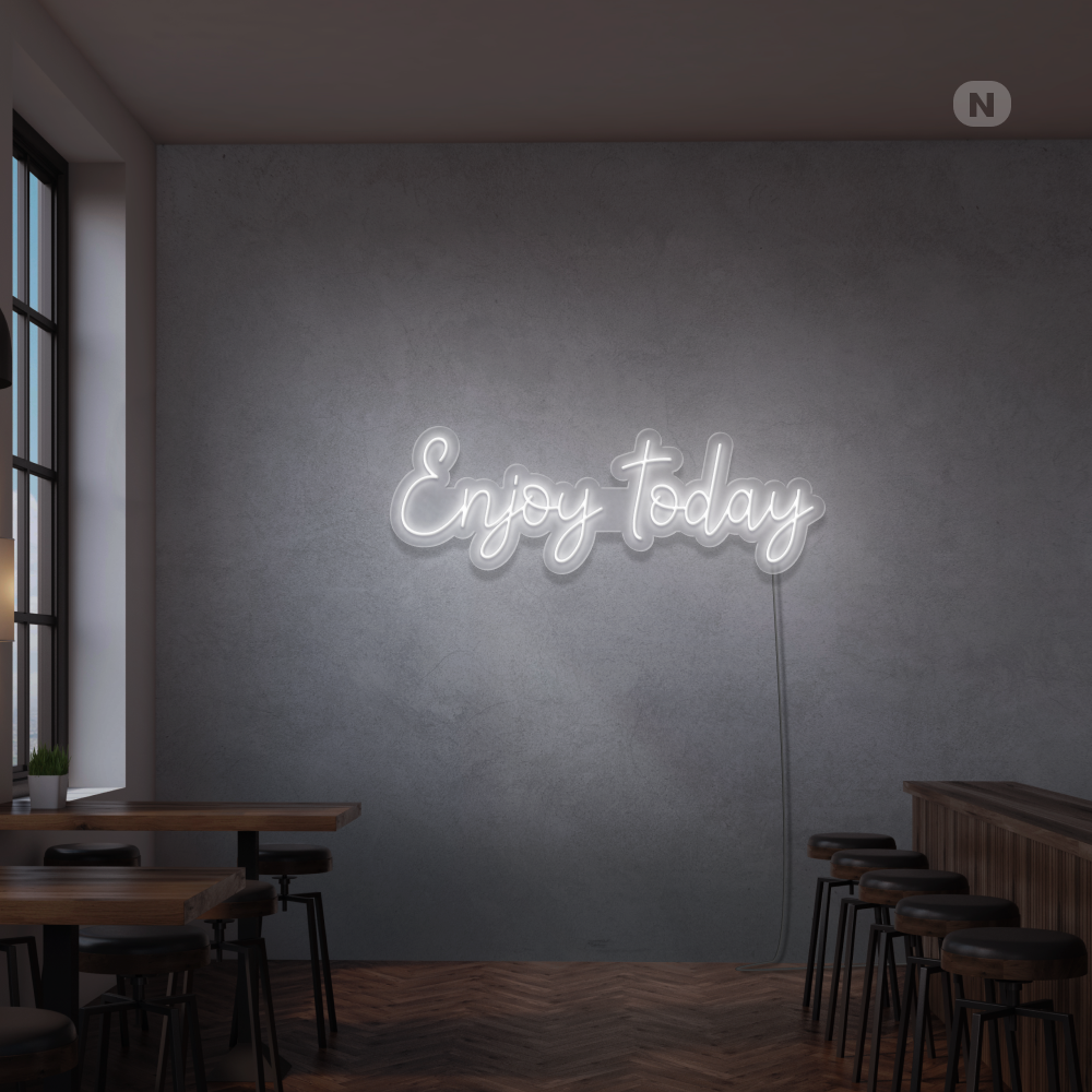 Neonskylt Enjoy today