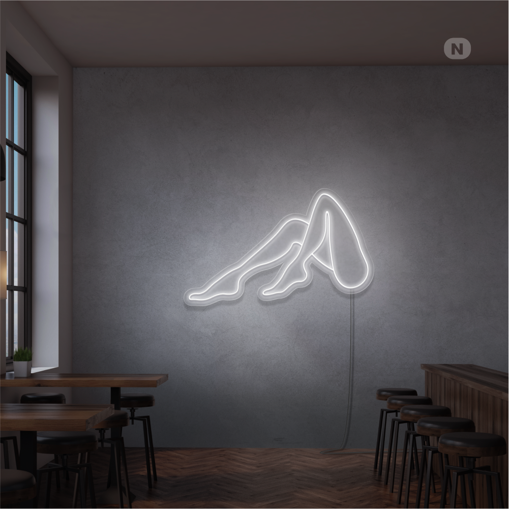 Neon Sign Kvinnor Ben