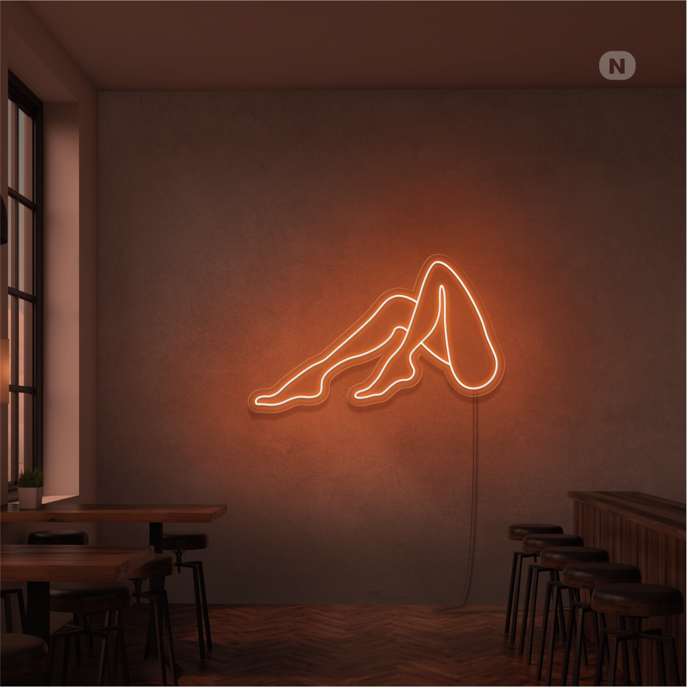 Neon Sign Kvinnor Ben