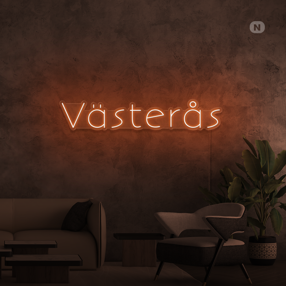 Neonskylt Västerås