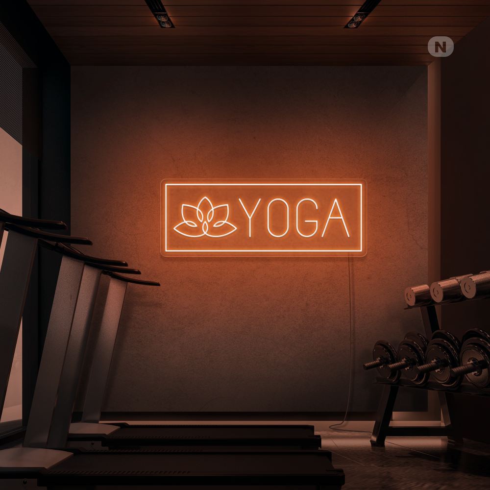 Neonskylt Yoga
