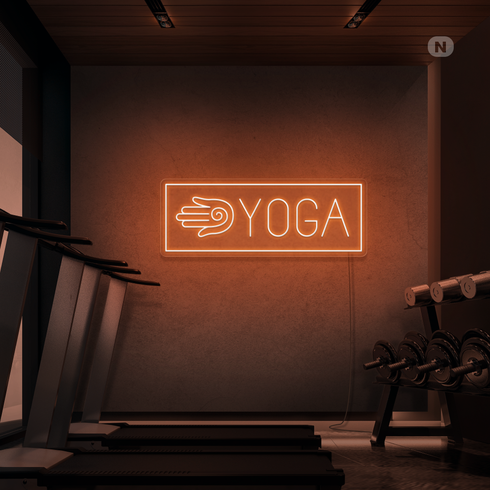 Neonskylt Yoga