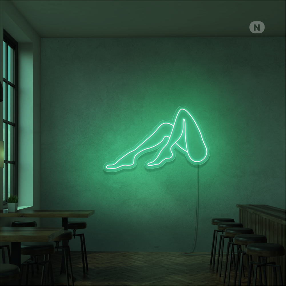 Neon Sign Kvinnor Ben