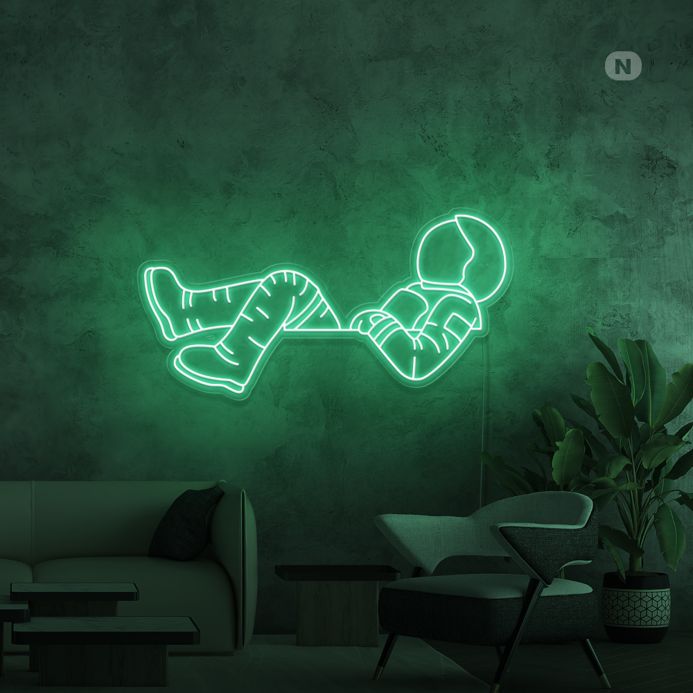 Neonskylt Astronaut