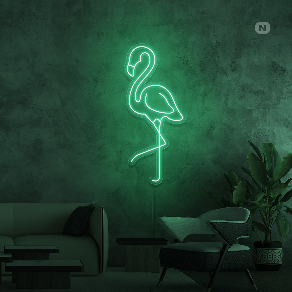Neonskylt Flamingo