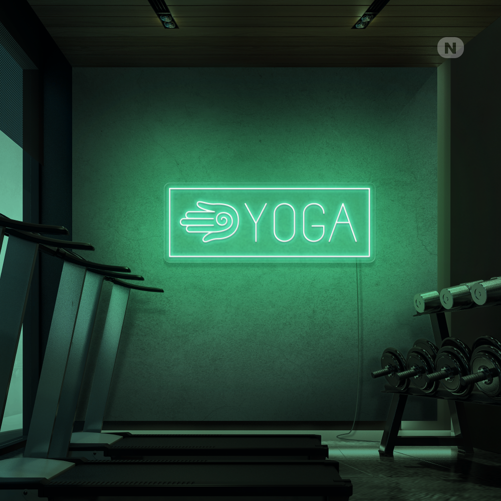 Neonskylt Yoga