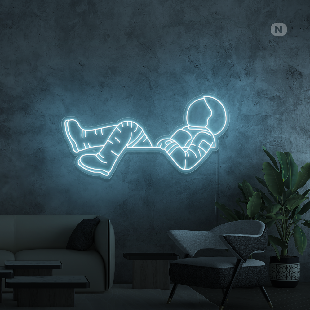 Neonskylt Astronaut