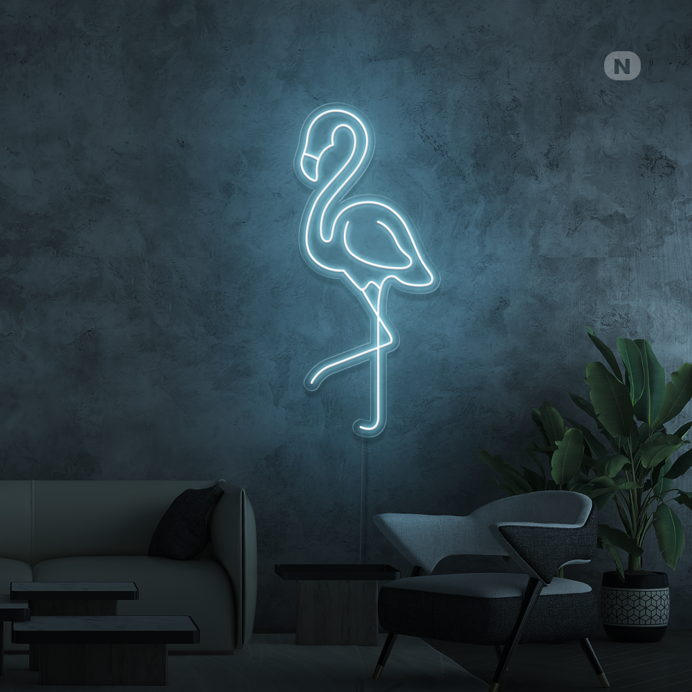 Neonskylt Flamingo