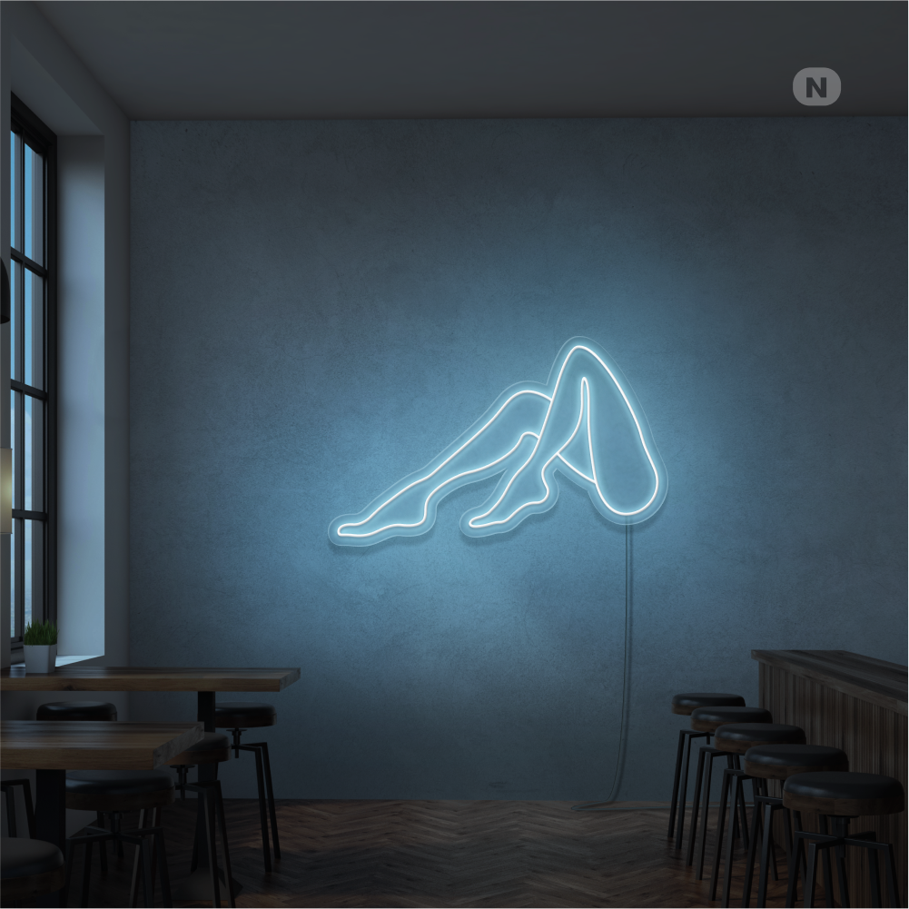 Neon Sign Kvinnor Ben