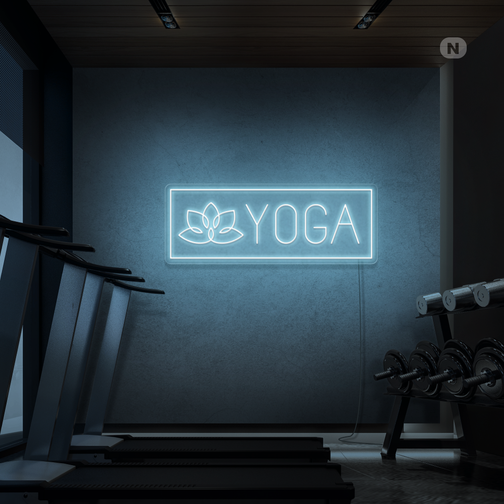 Neonskylt Yoga