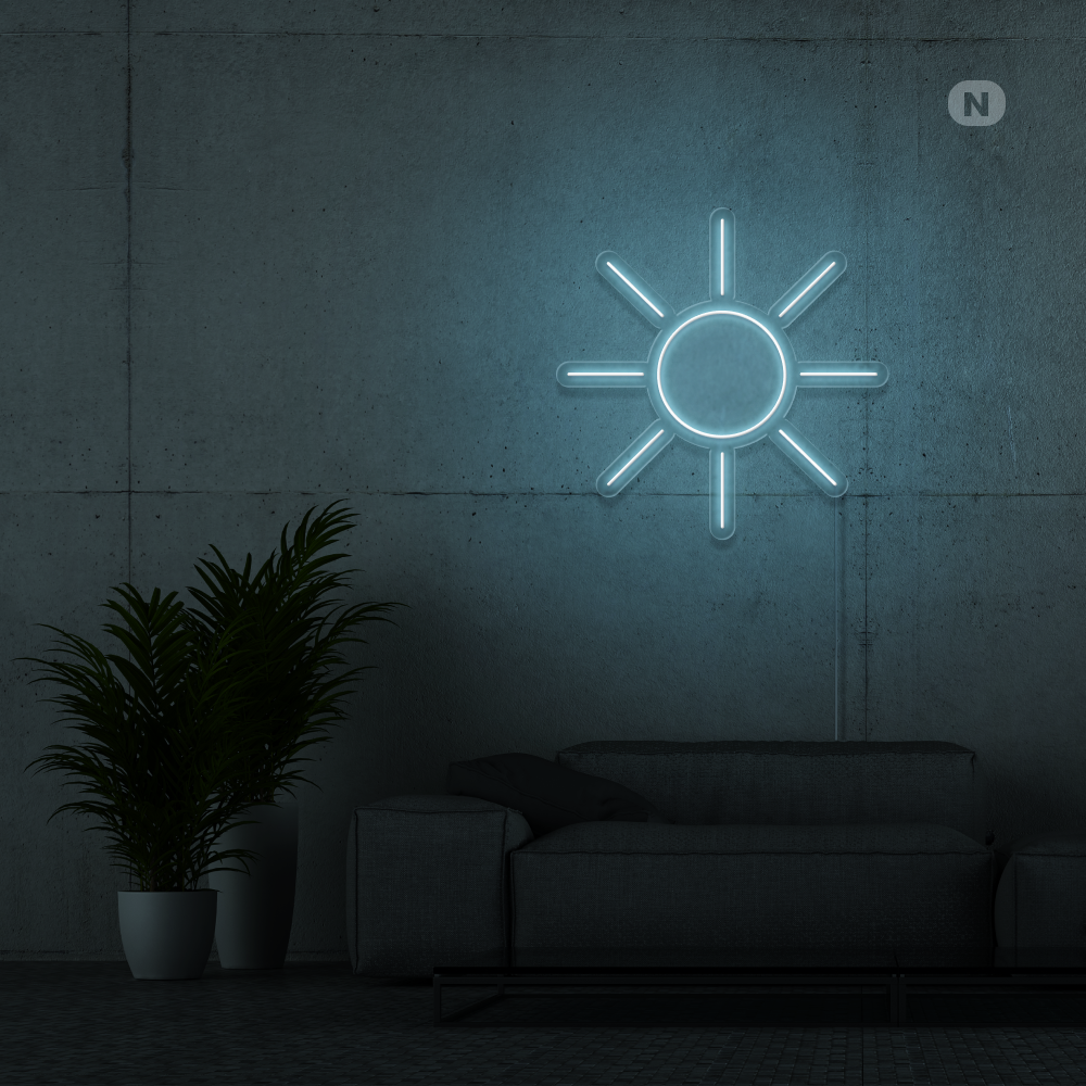 Neonskylt Sol