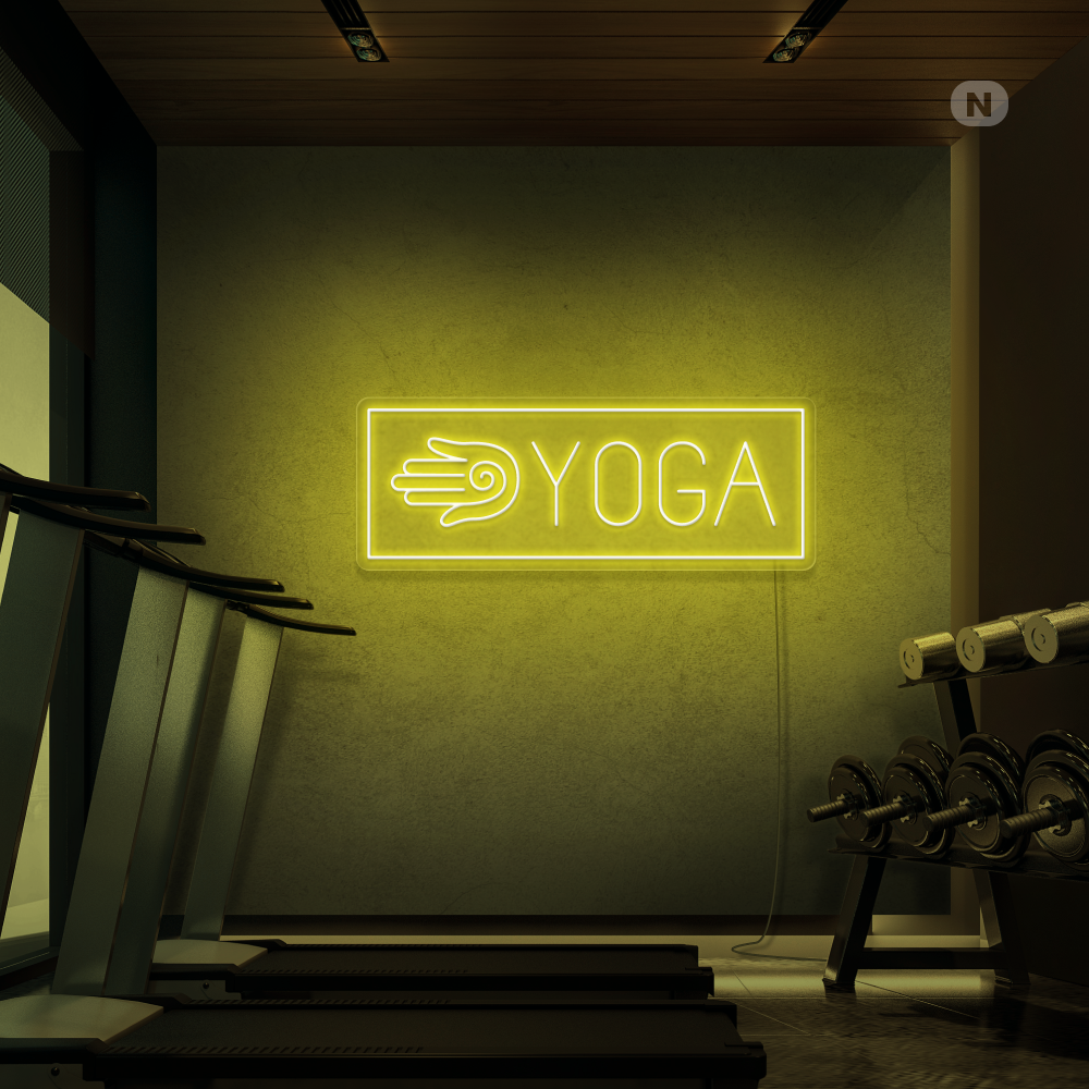 Neonskylt Yoga
