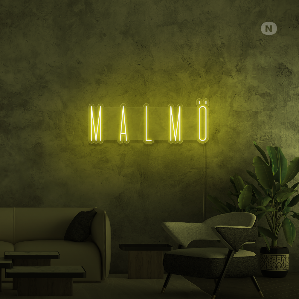 Neonskylt Malmö