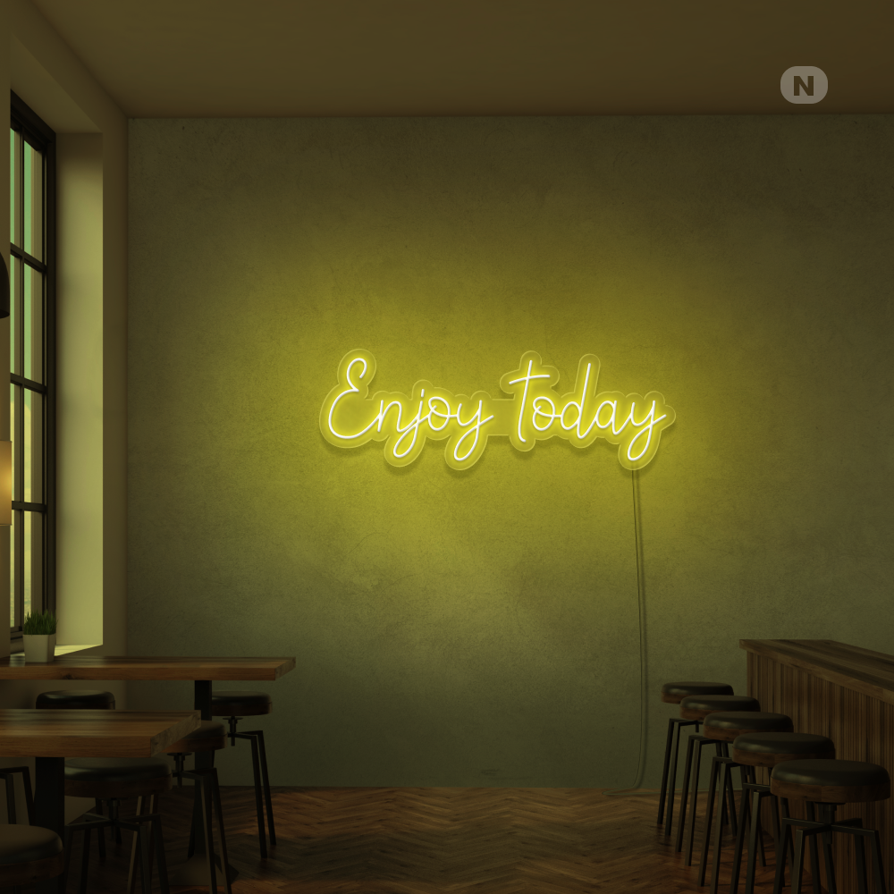 Neonskylt Enjoy today