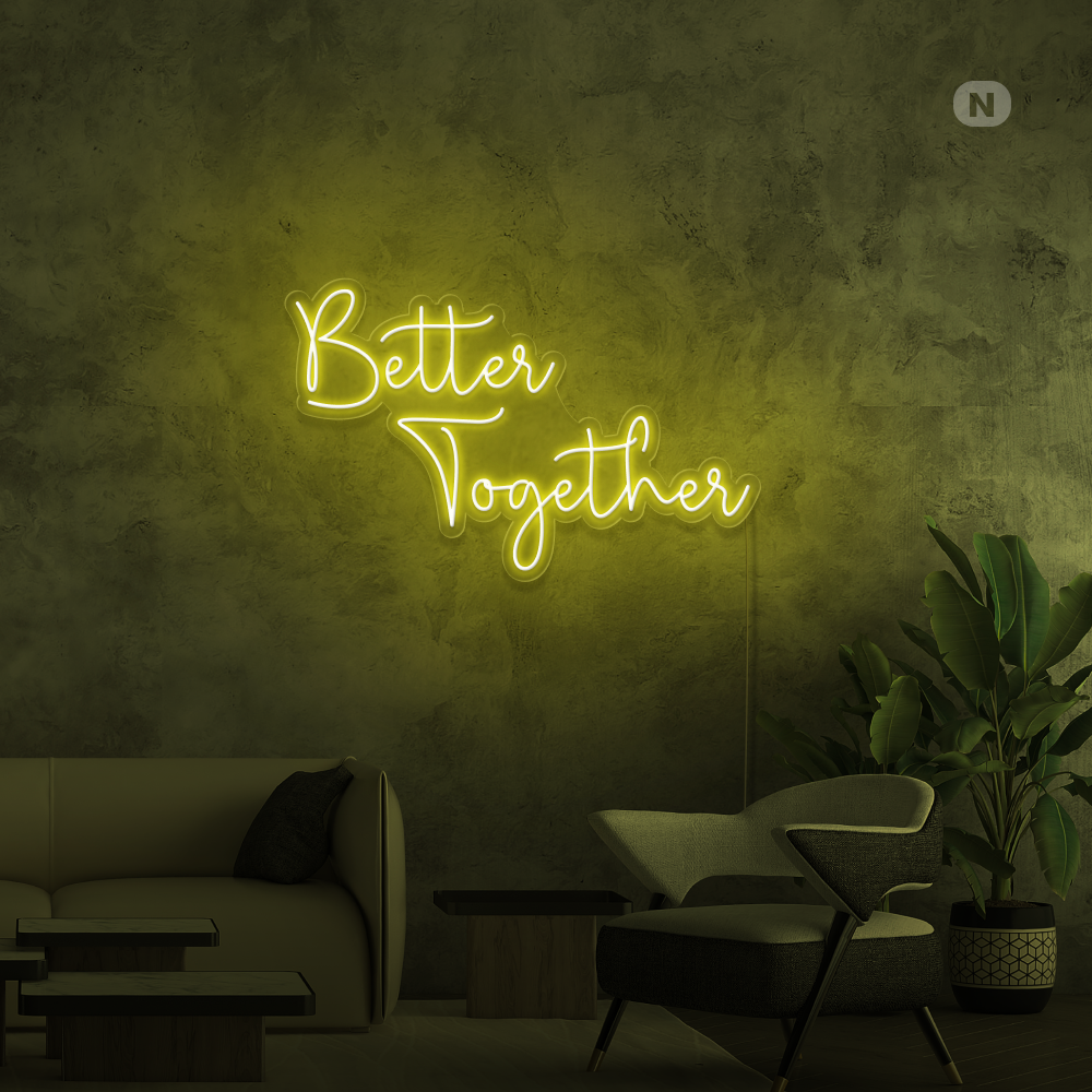 Neonskylt Better Together