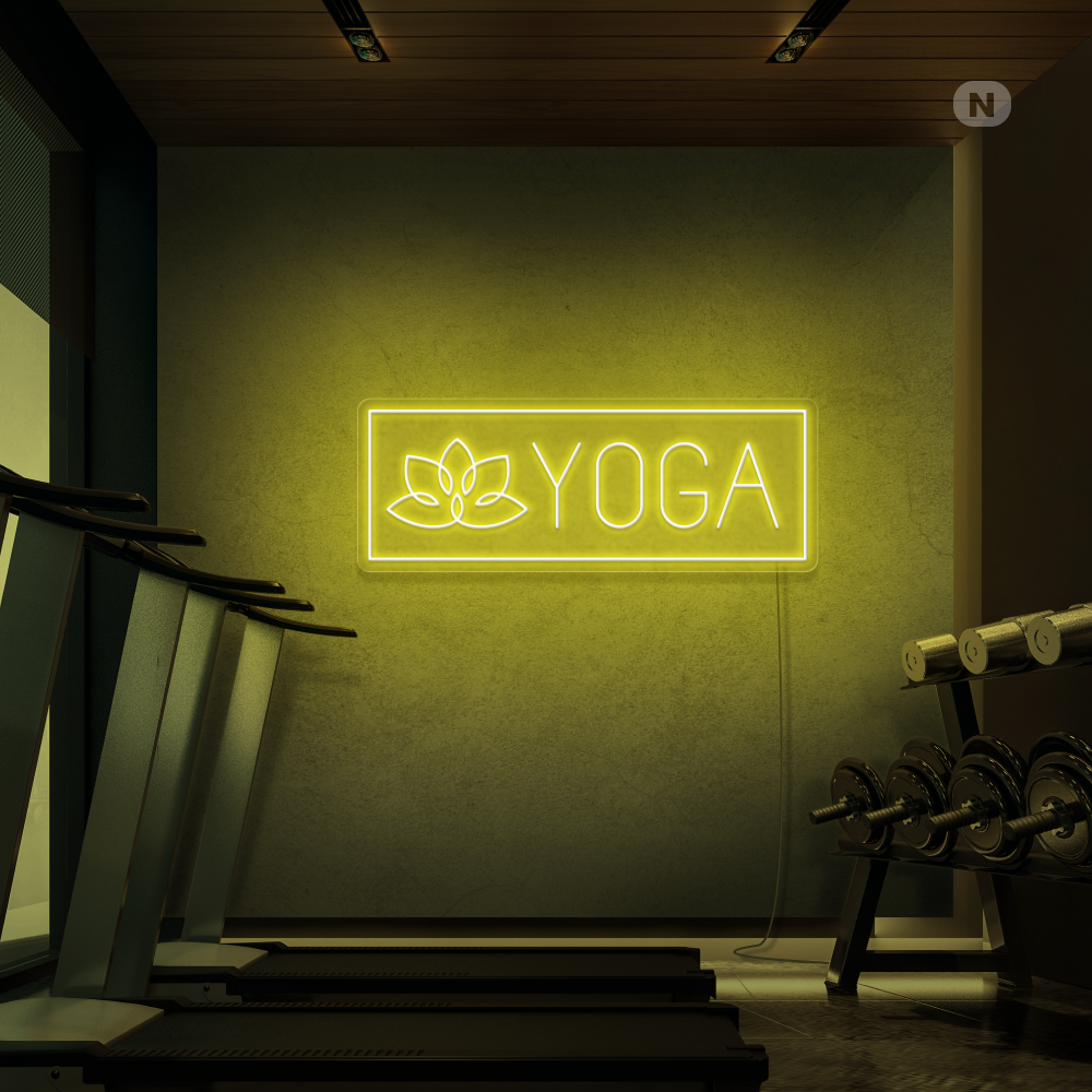 Neonskylt Yoga