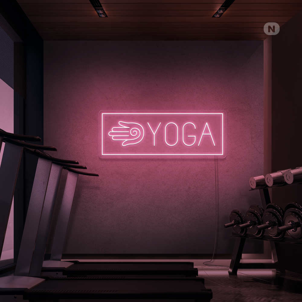 Neonskylt Yoga