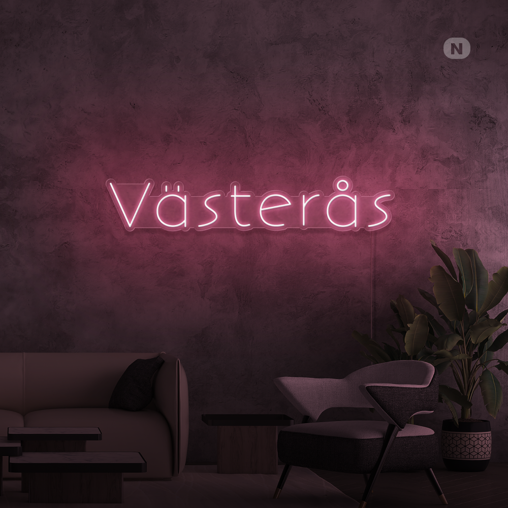 Neonskylt Västerås