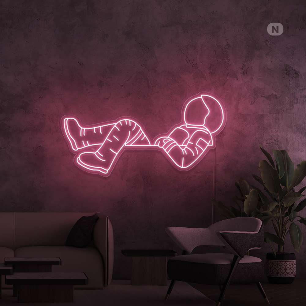 Neonskylt Astronaut
