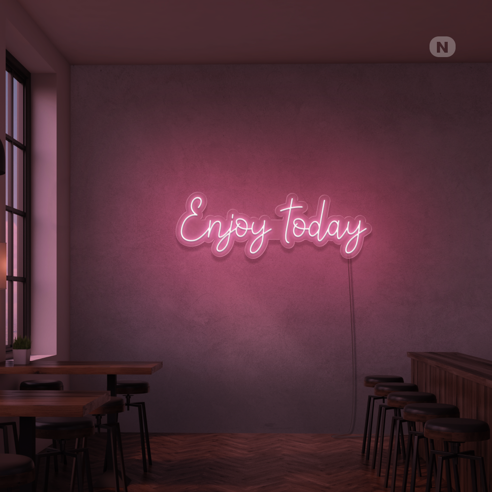 Neonskylt Enjoy today