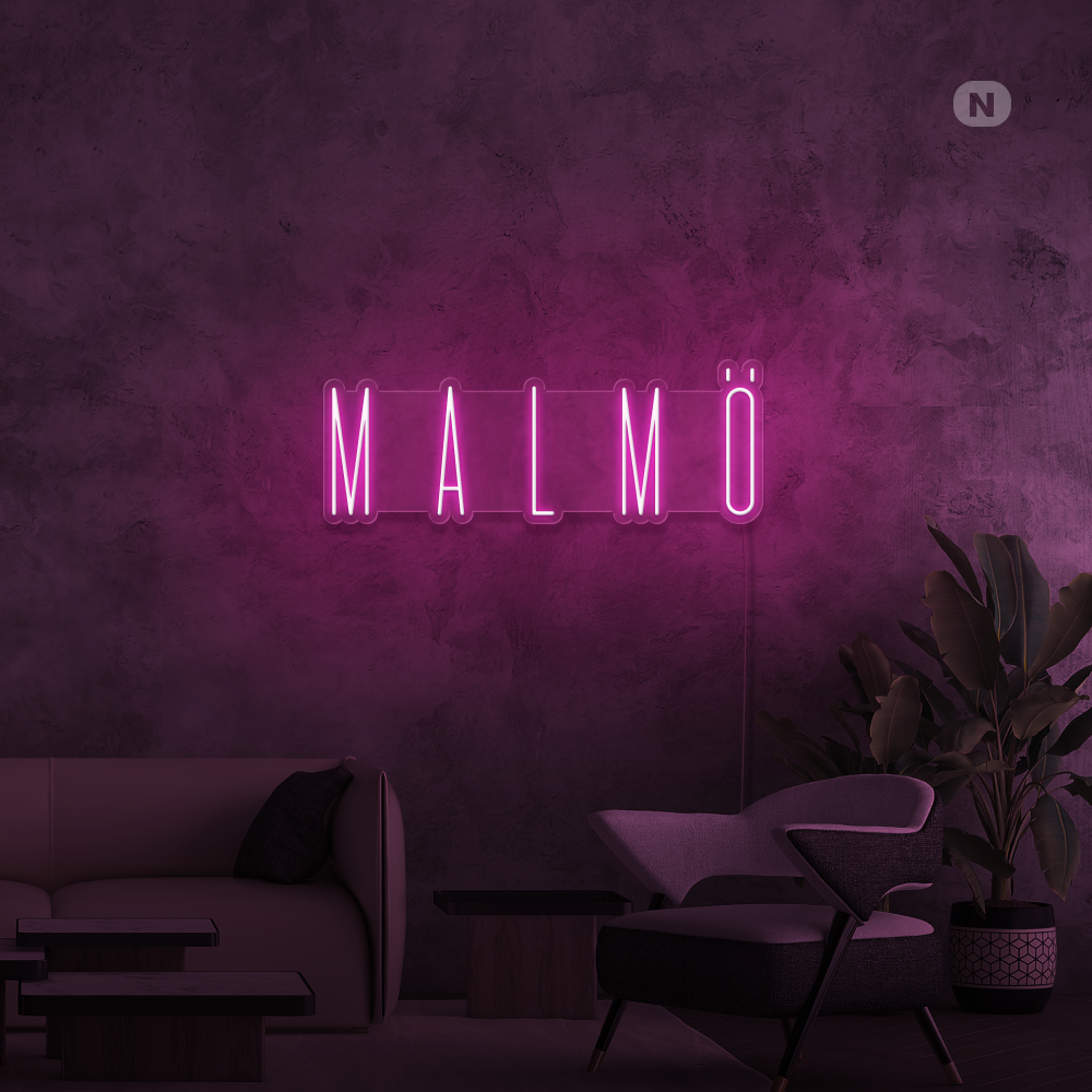 Neonskylt Malmö