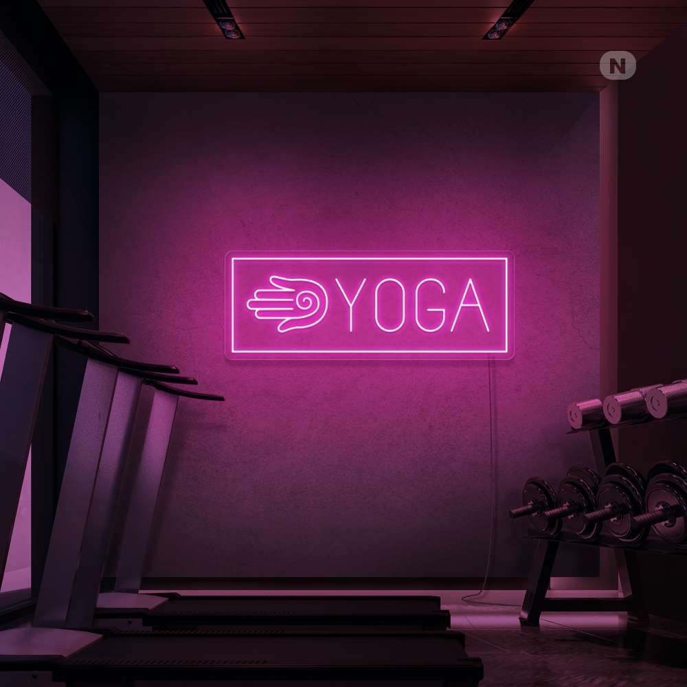 Neonskylt Yoga