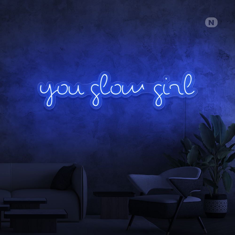 Neonskylt You Glow Girl