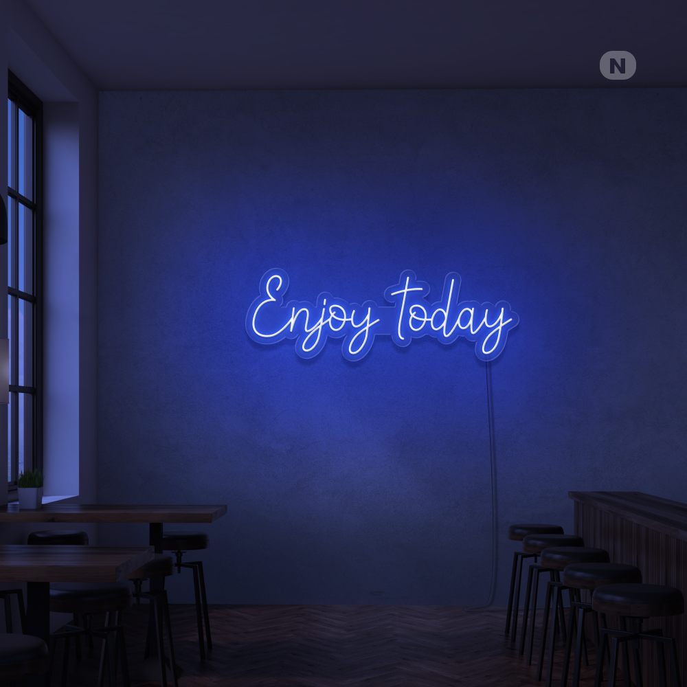 Neonskylt Enjoy today