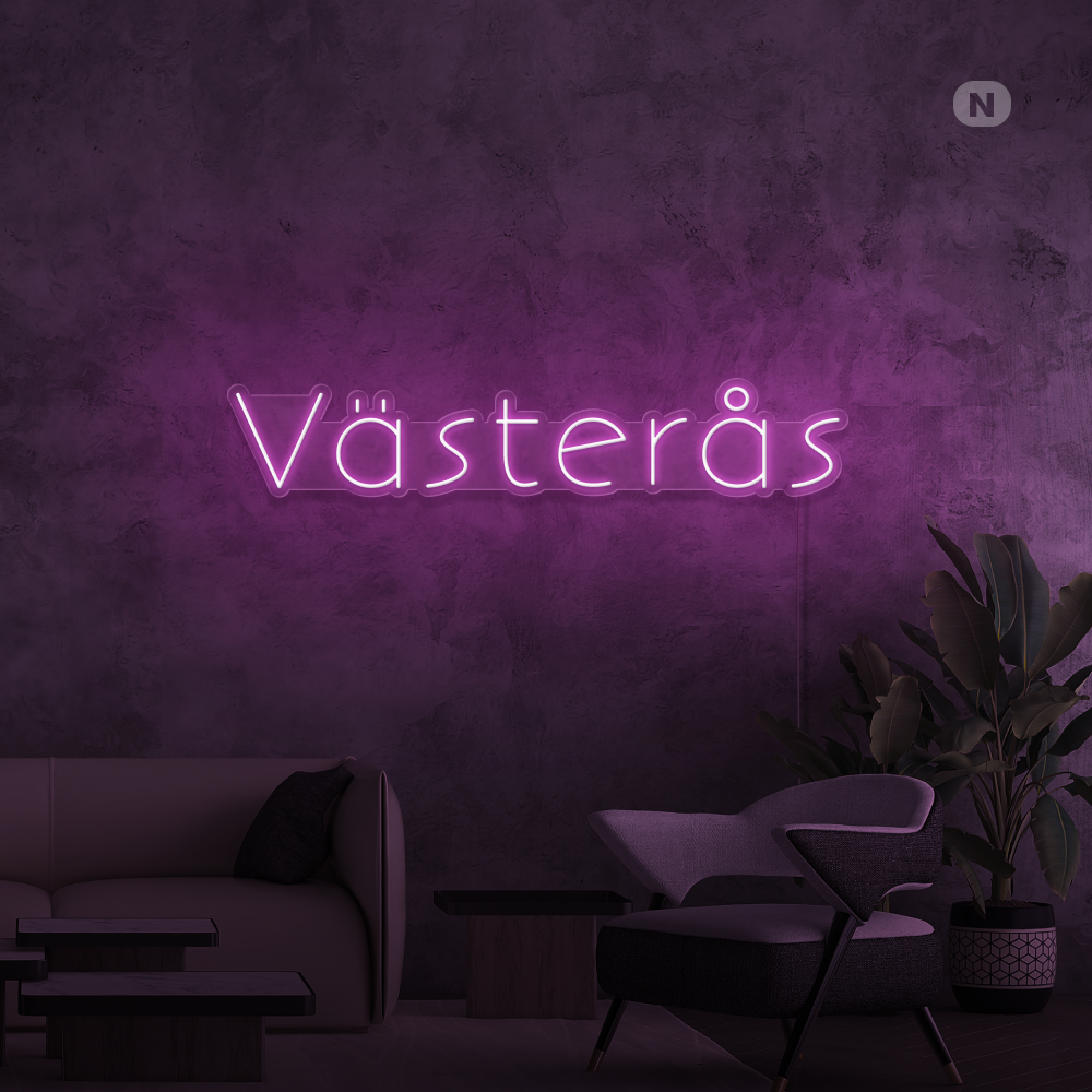 Neonskylt Västerås