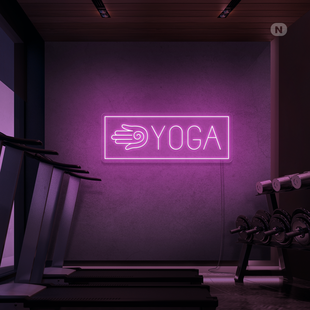 Neonskylt Yoga