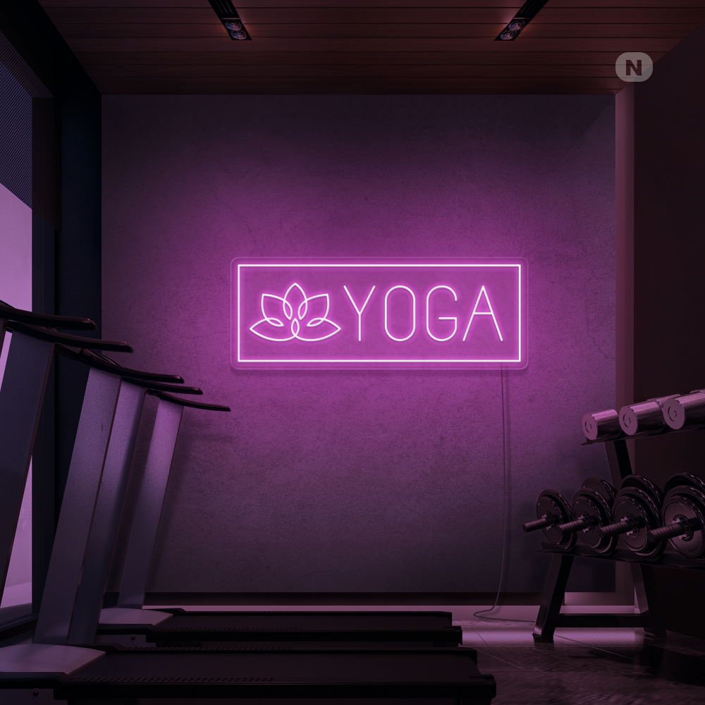 Neonskylt Yoga