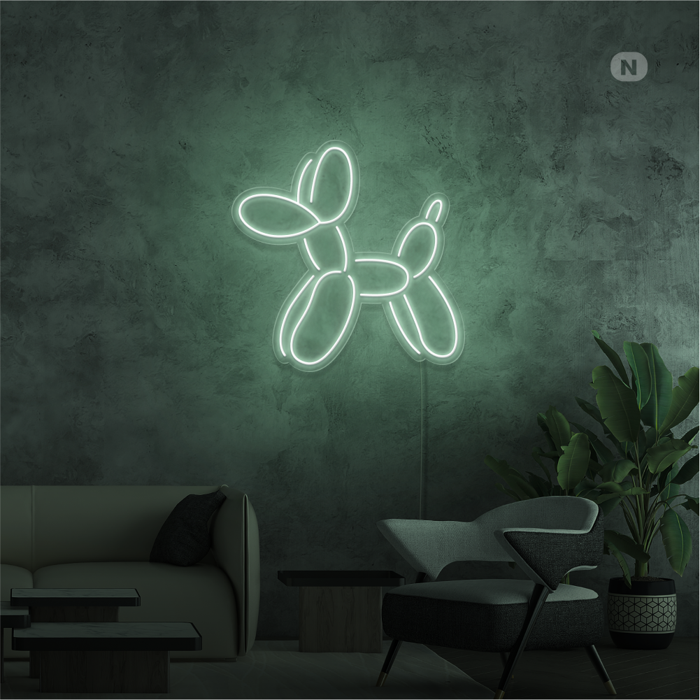 Neonskylt Ballon Hund