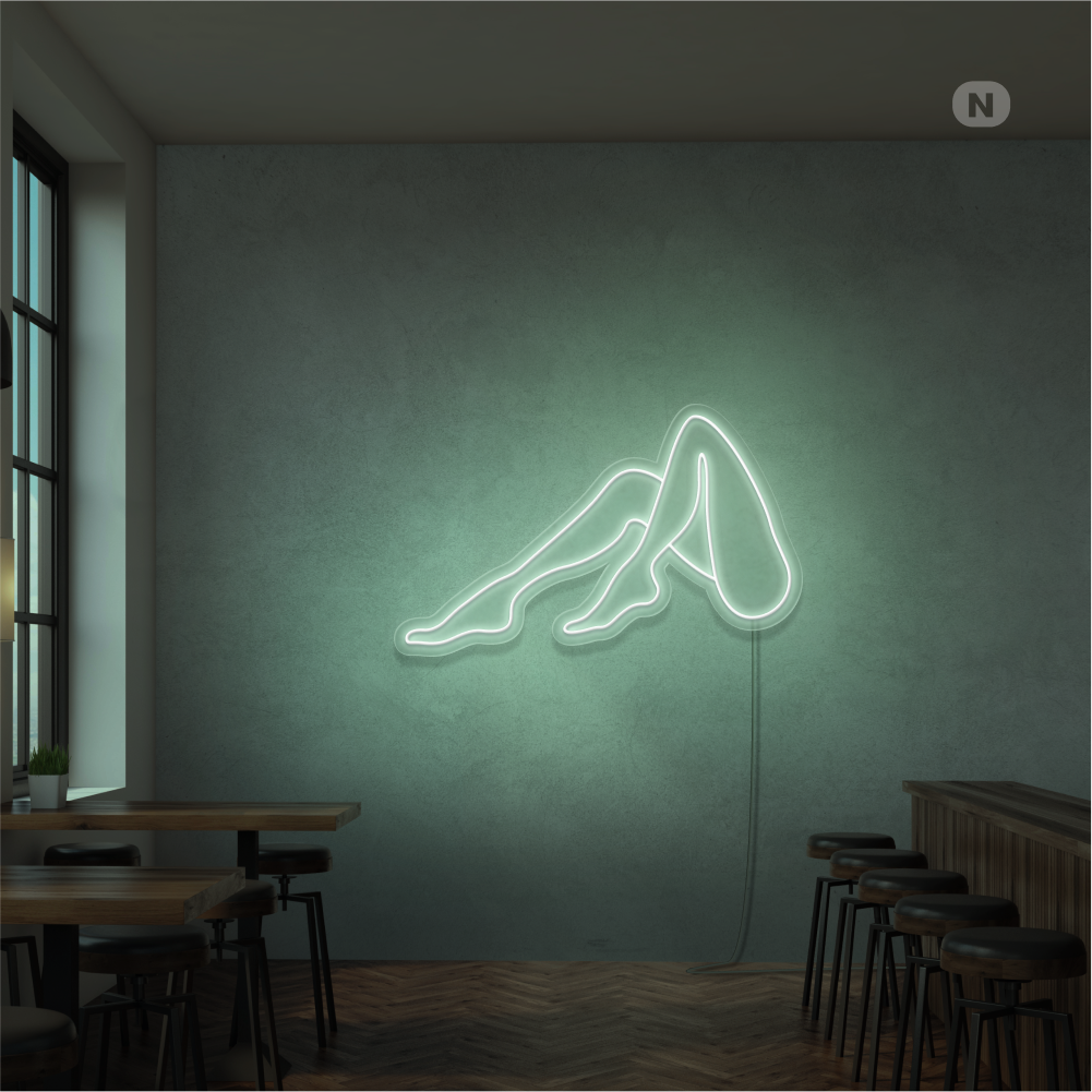 Neon Sign Kvinnor Ben