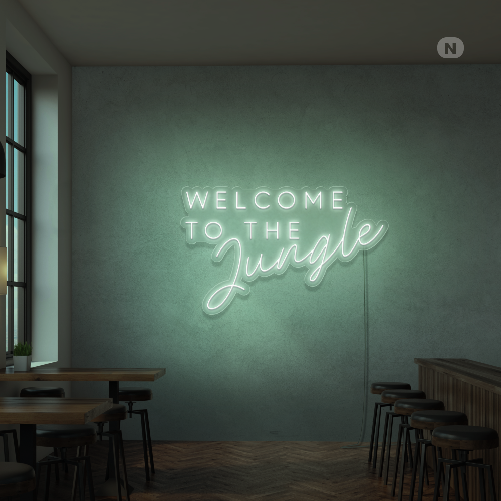 Neonskylt Welcome to the Jungle