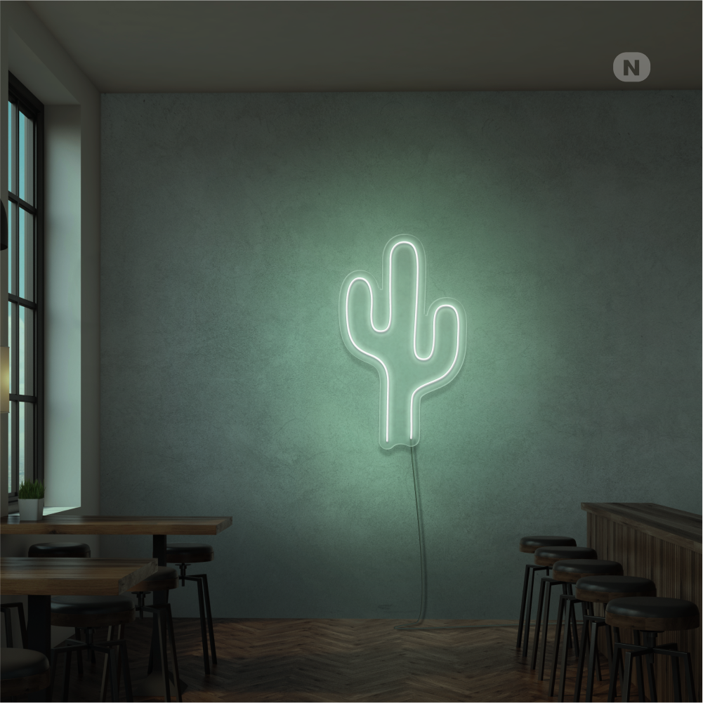 Neonskylt Kaktus