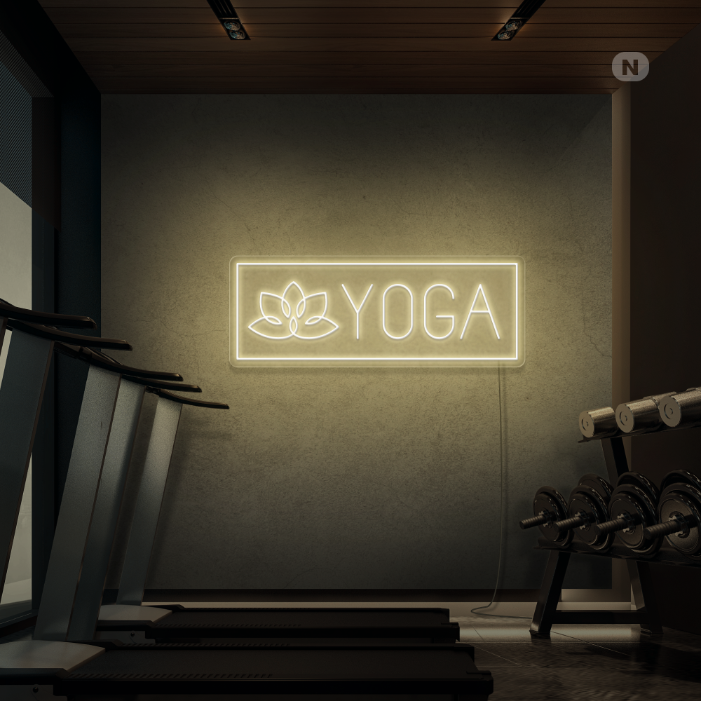 Neonskylt Yoga