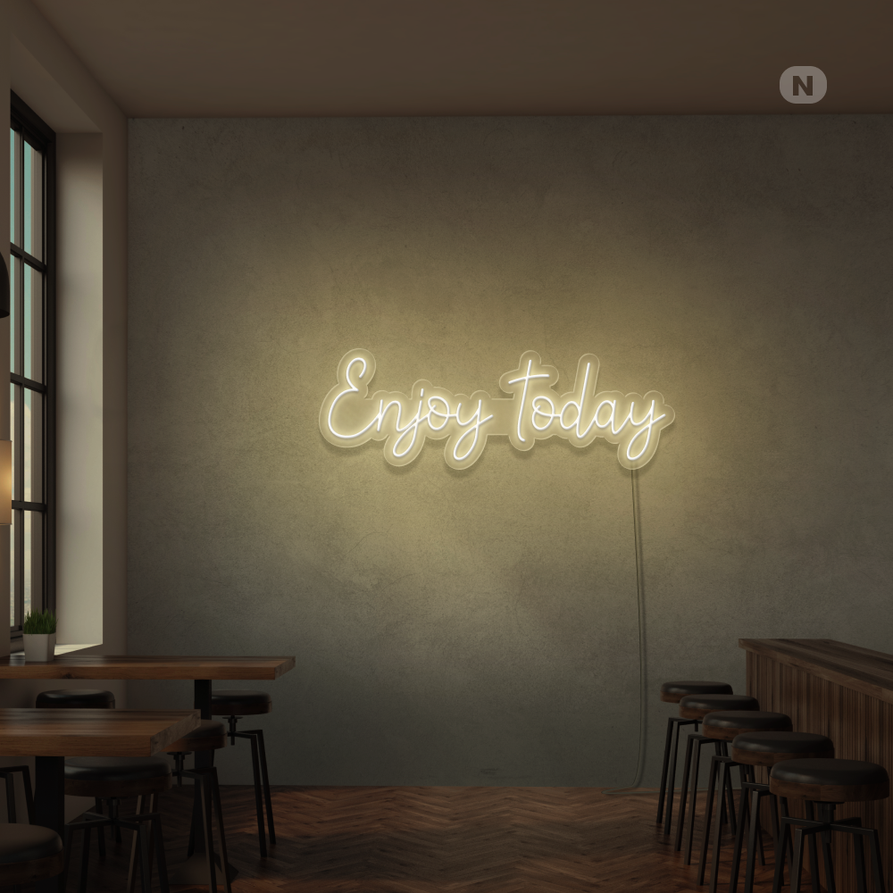 Neonskylt Enjoy today