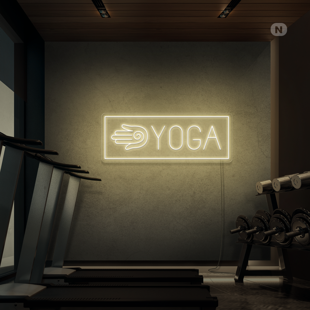 Neonskylt Yoga