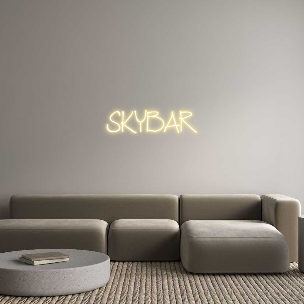 Anpassad neon: SKYBAR