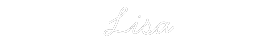 Anpassad neon: Lisa