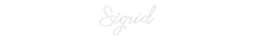 Anpassad neon: Sigrid