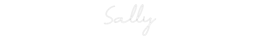 Anpassad neon: Sally